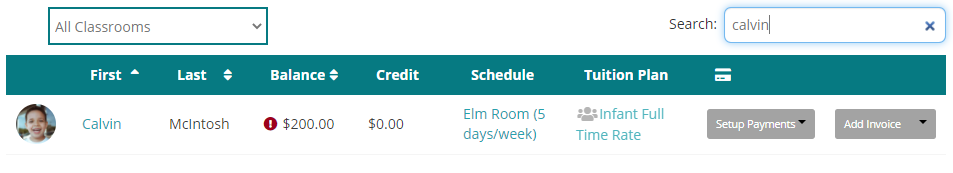How to Add a Parent's Billing Information – Director