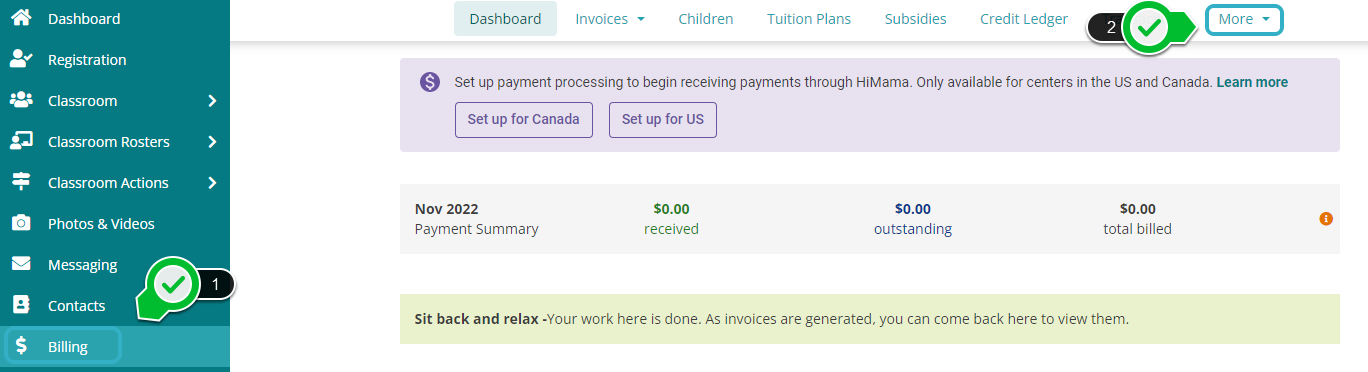 How to Pull an Account Statement per Child – Director