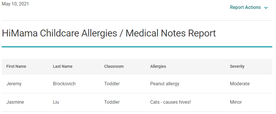 How to Export an Allergies/Medical Notes Report – Director