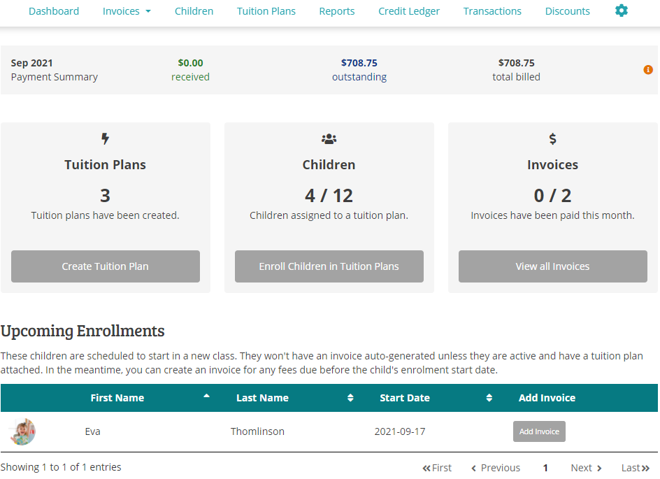 How to Invoice an Upcoming Student – Director
