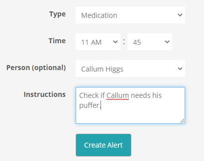 How to Add a Classroom Alert